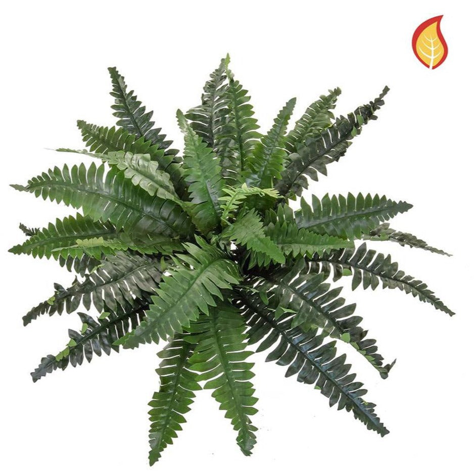 Artificial Boston Fern (Fire Resistant)